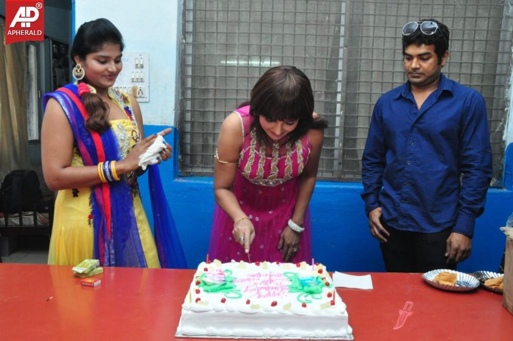 Actress Ramyasri Celebrated her Bday in Devnar Blind School