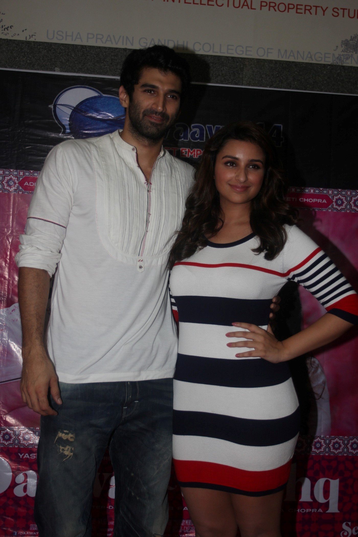 Aditya Kapur and Pareeniti Chopra Kick Start At NMIMS College Festival