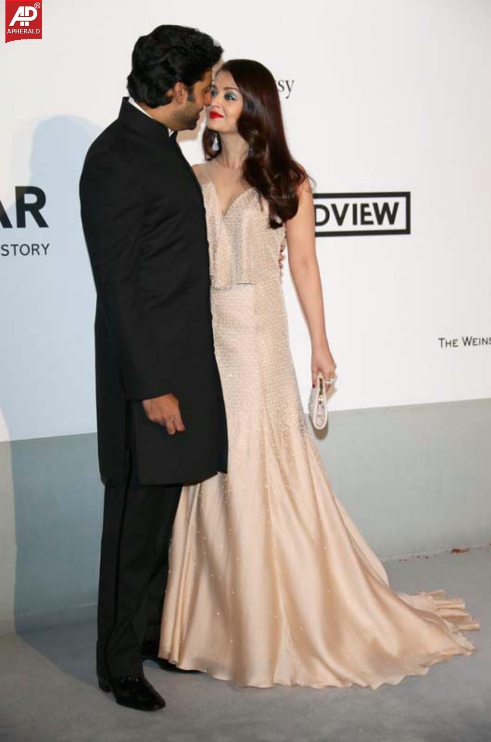 Aishwarya Rai and Abhishek Bachchan at Cannes 2014 Photos