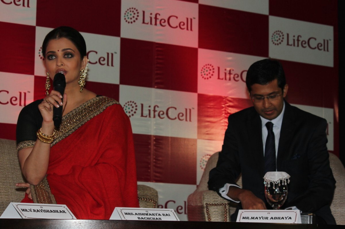 Aishwarya Rai At Lifecells Launch Stills