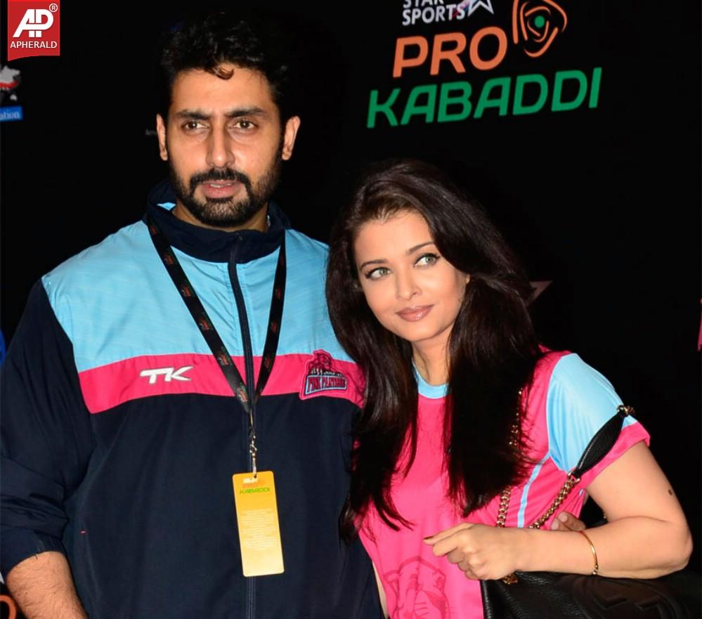 Abhishek Bachchan n Aishwarya Rai at Pro Kabaddi League Finals