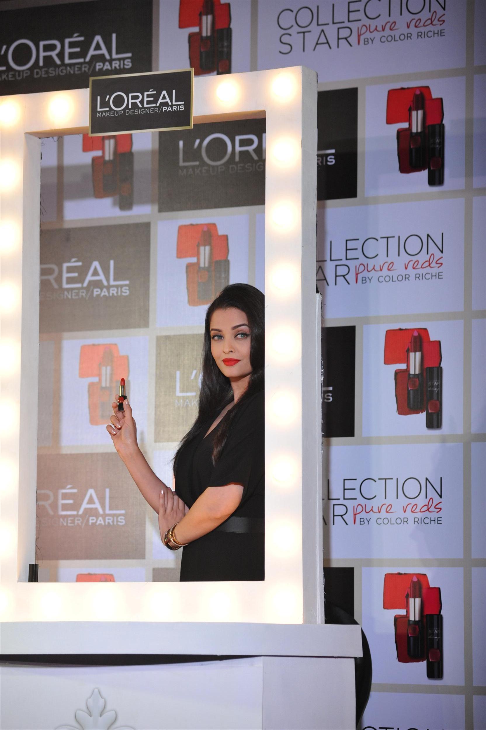 Aishwarya Rai Launch Loreal Pure Reds Collection of Lipsticks