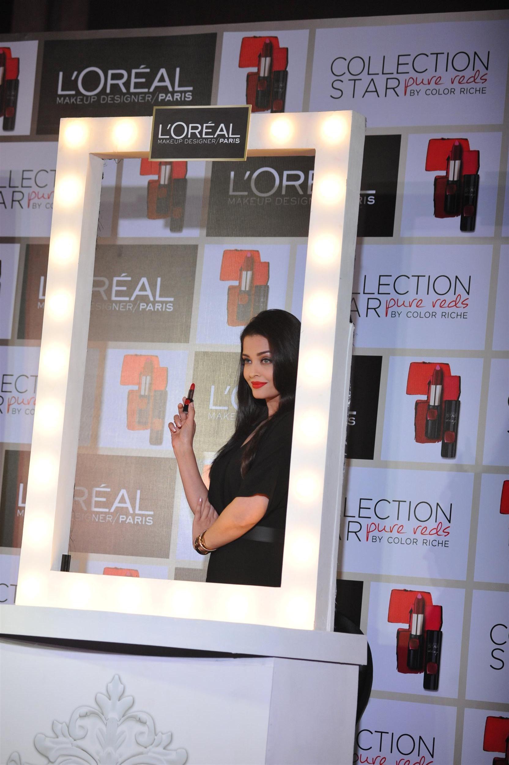 Aishwarya Rai Launch Loreal Pure Reds Collection of Lipsticks