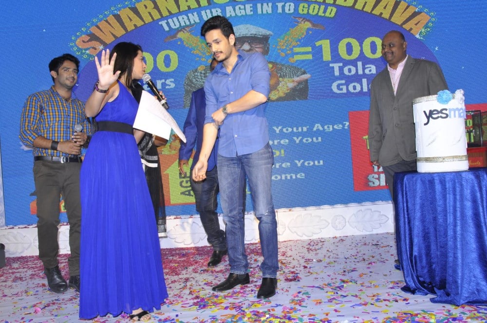 Akhil Akkineni announces Yes Mart Dasara Diwali Bumper Draw Winner