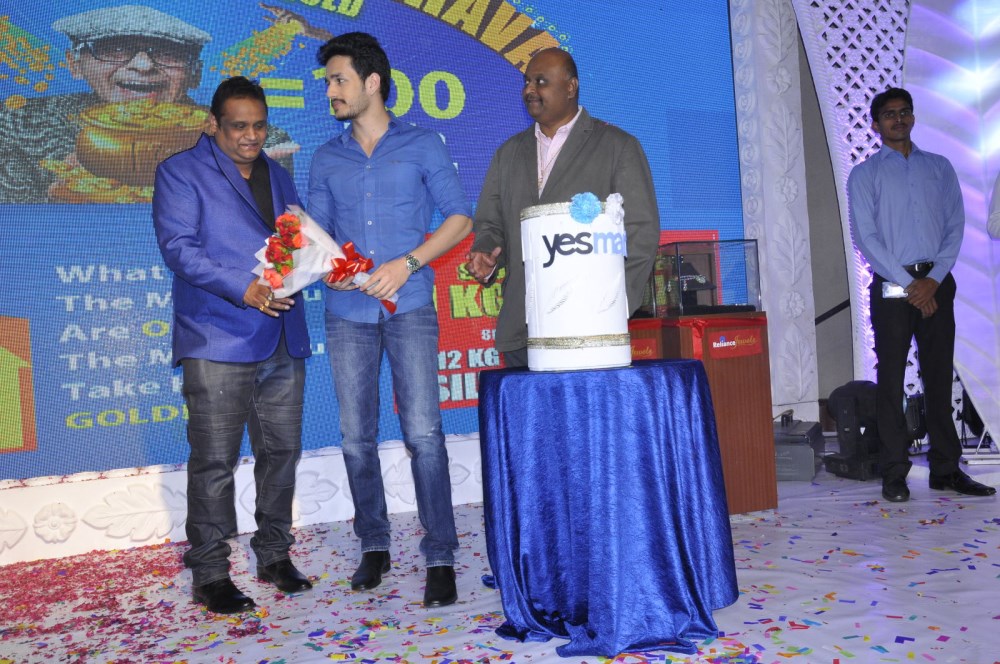 Akhil Akkineni announces Yes Mart Dasara Diwali Bumper Draw Winner