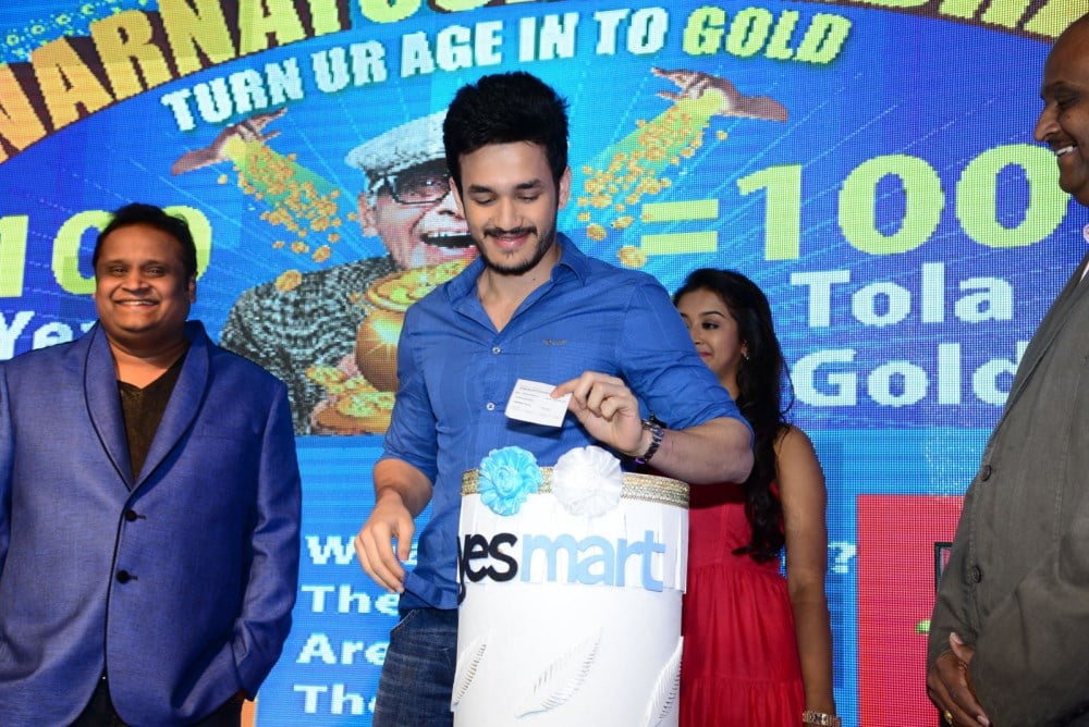 Akhil Akkineni announces Yes Mart Dasara Diwali Bumper Draw Winner