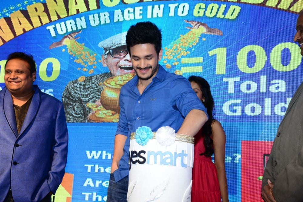 Akhil Akkineni announces Yes Mart Dasara Diwali Bumper Draw Winner