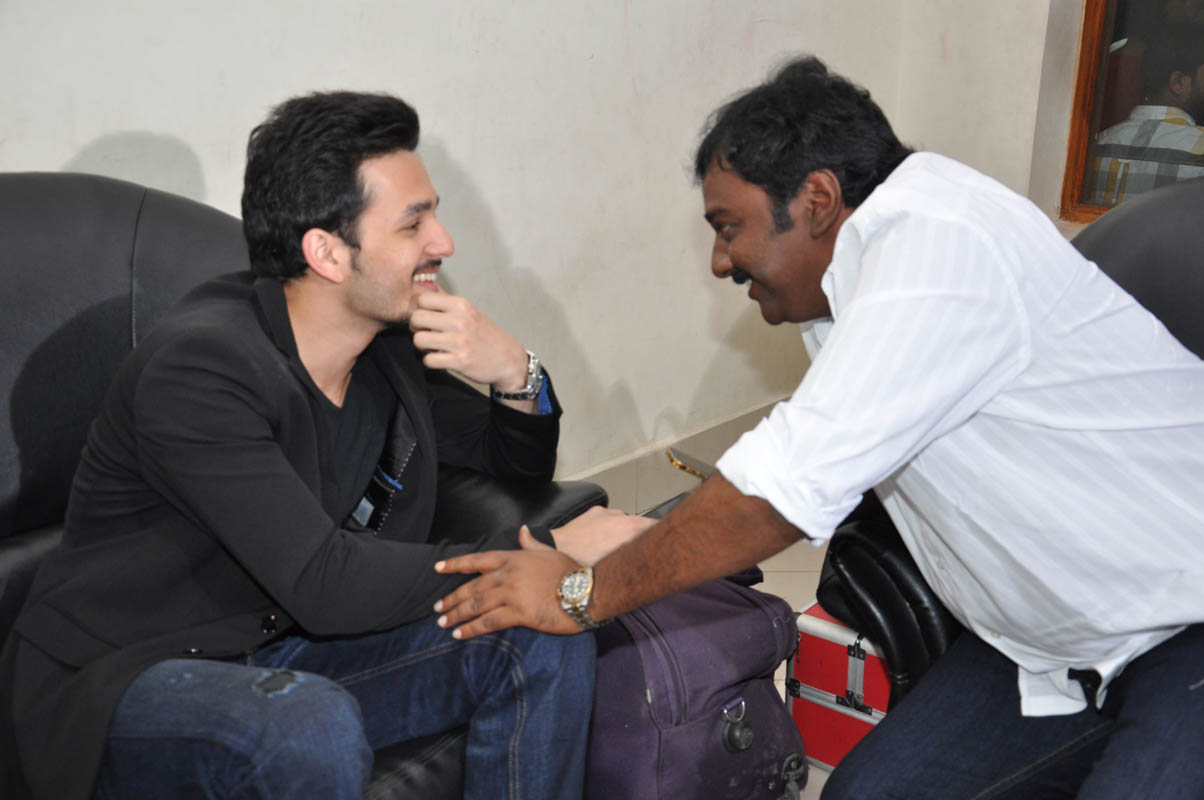 Akhil Akkineni New Movie Opening Pics