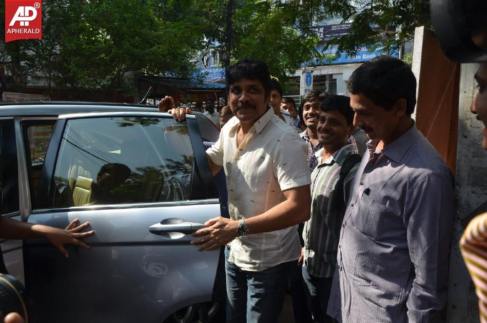 Akkineni Family Visits Sai Baba Temple