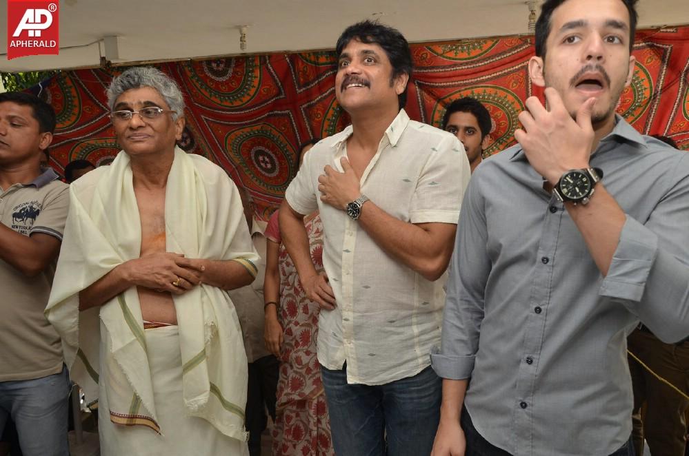 Akkineni Family Visits Sai Baba Temple