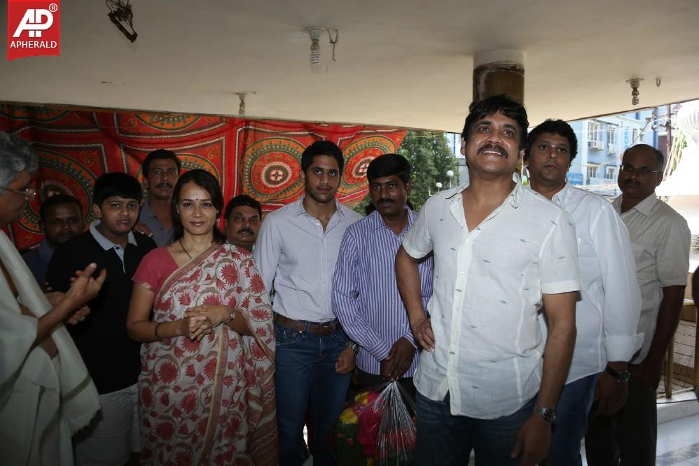 Akkineni Family Visits Sai Baba Temple