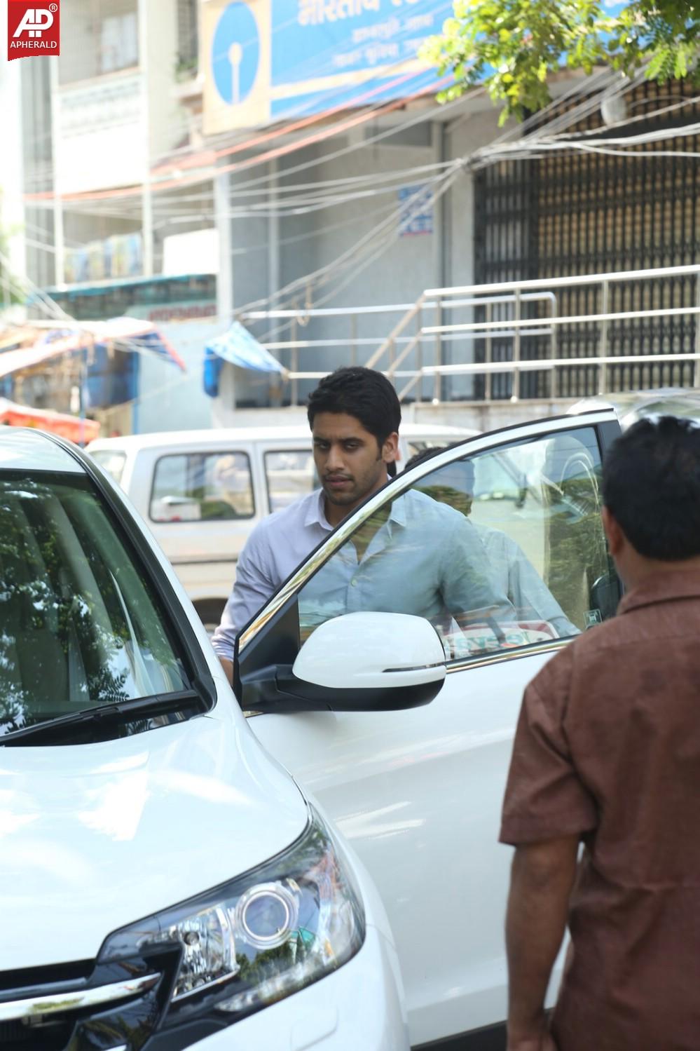 Akkineni Family Visits Sai Baba Temple