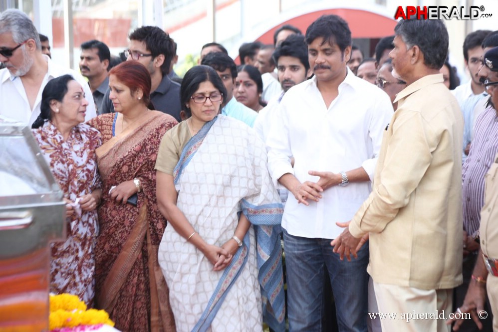 Akkineni Nageswara Rao Condolences Photos