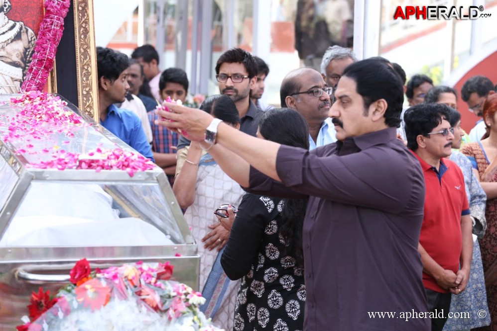 Akkineni Nageswara Rao Condolences 1