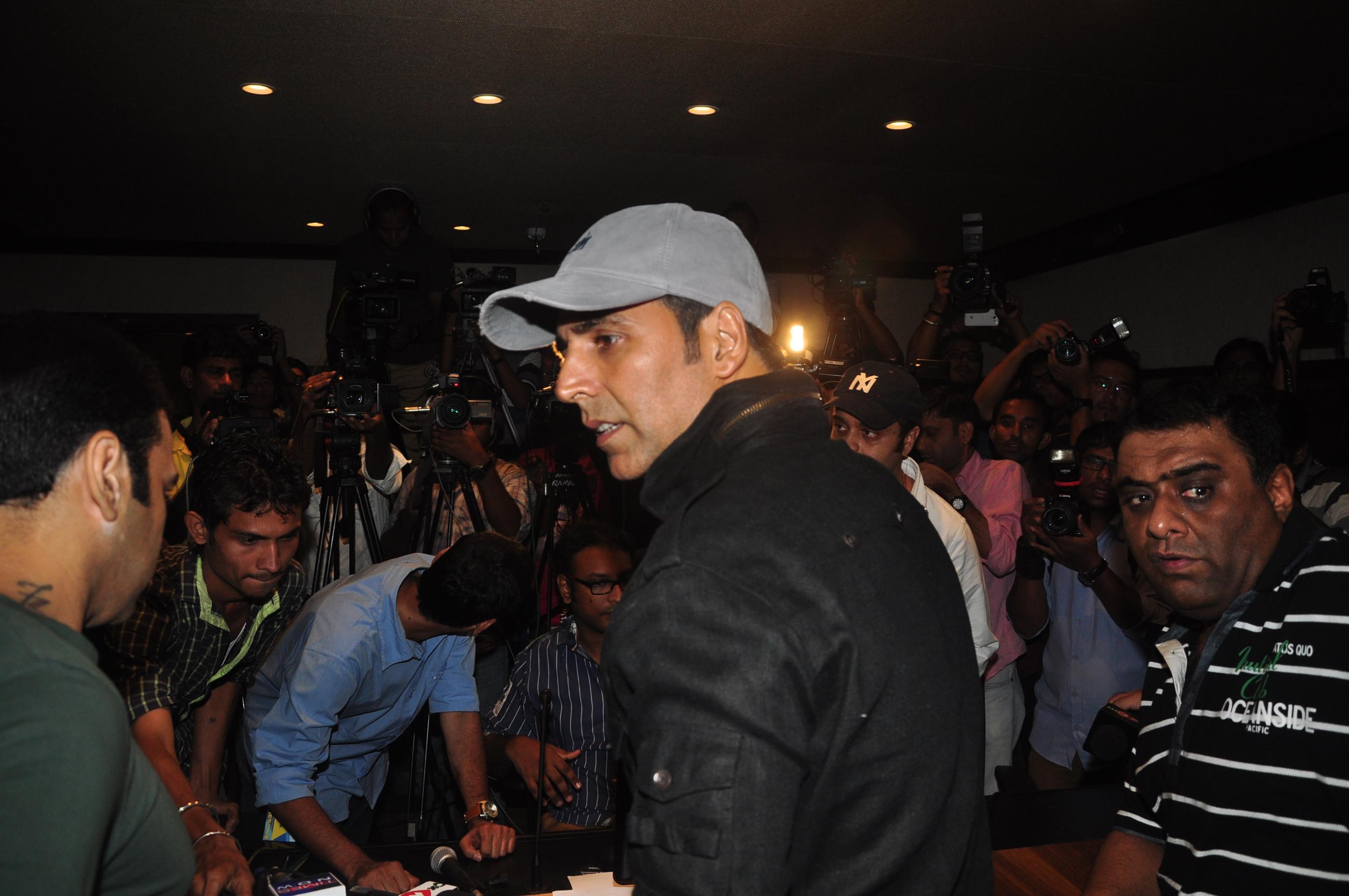 Akshay Kumar At Entertainment Song Recording