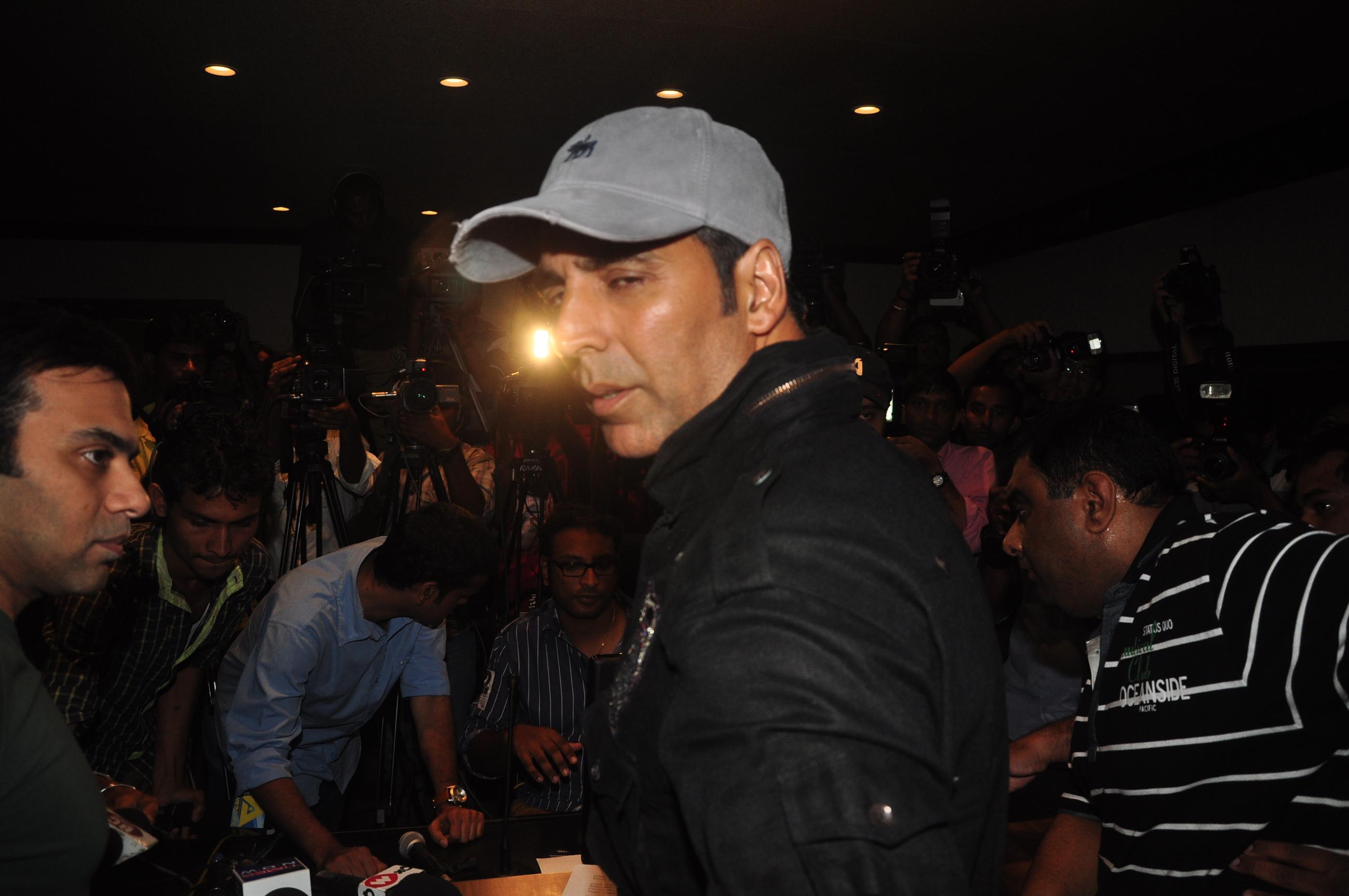 Akshay Kumar At Entertainment Song Recording