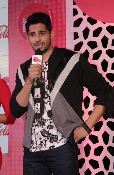 Alia Bhatt And Sidharth Malhotra At Coke Studio Launch