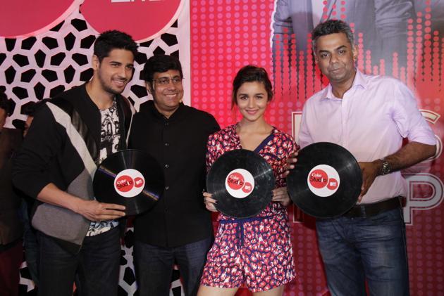 Alia Bhatt And Sidharth Malhotra At Coke Studio Launch