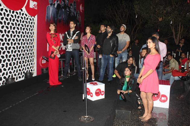 Alia Bhatt And Sidharth Malhotra At Coke Studio Launch