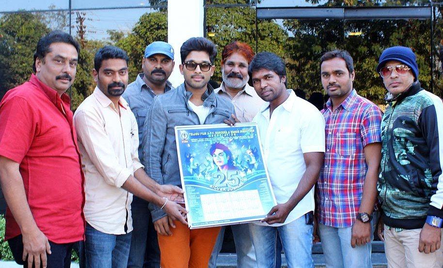 Allu Arjun Launches Dancers Union Silver Jubilee Calendar 2015