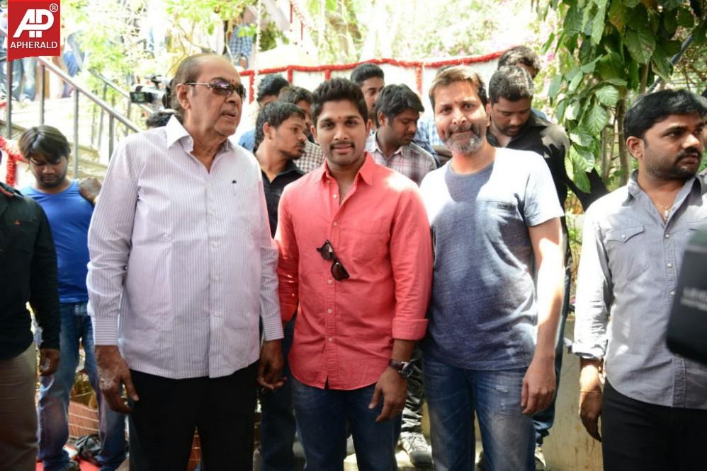 Allu Arjun n Trivikram New Movie Opening