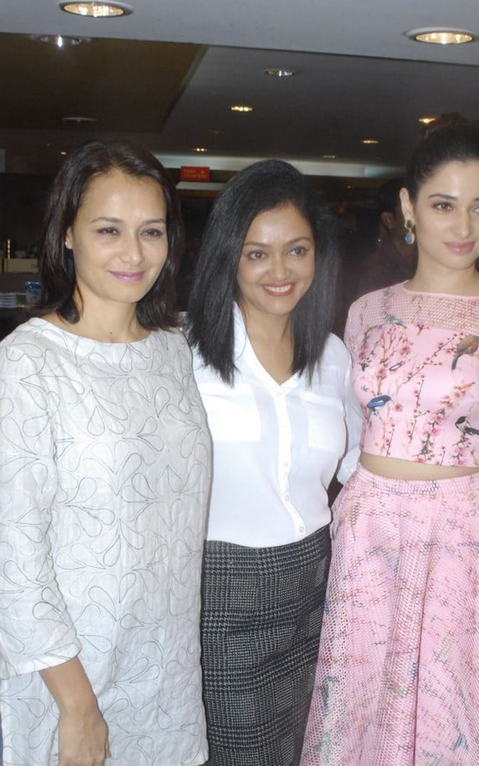 Amala and Tamanna at Age Erase Book Launch