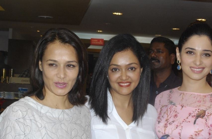 Amala and Tamanna at Age Erase Book Launch