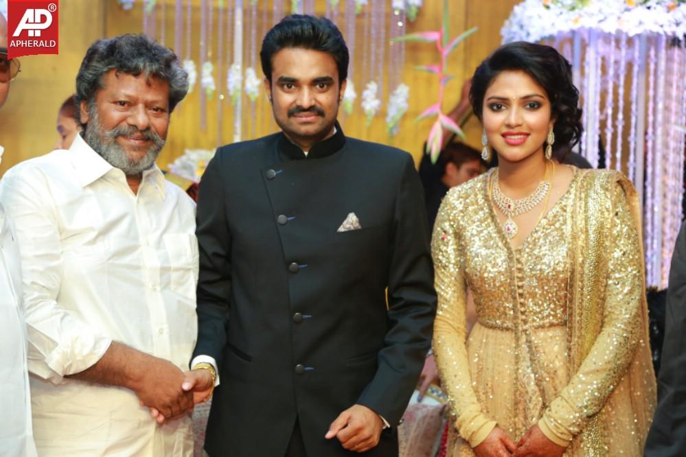 Amala Paul and Vijay Reception Photos