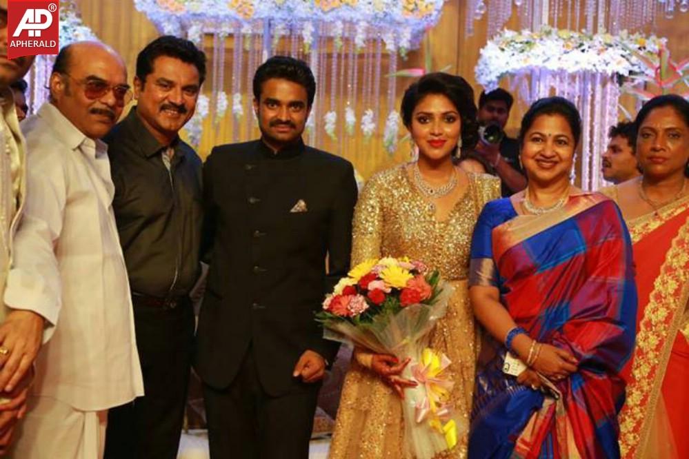 Amala Paul and Vijay Reception Photos