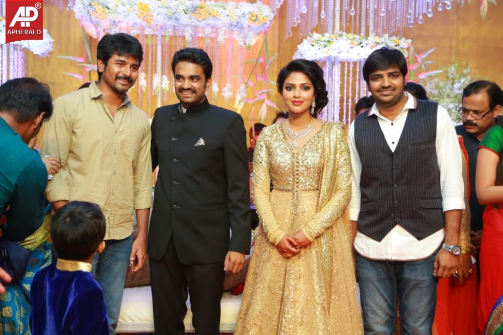 Amala Paul and Vijay Reception Photos
