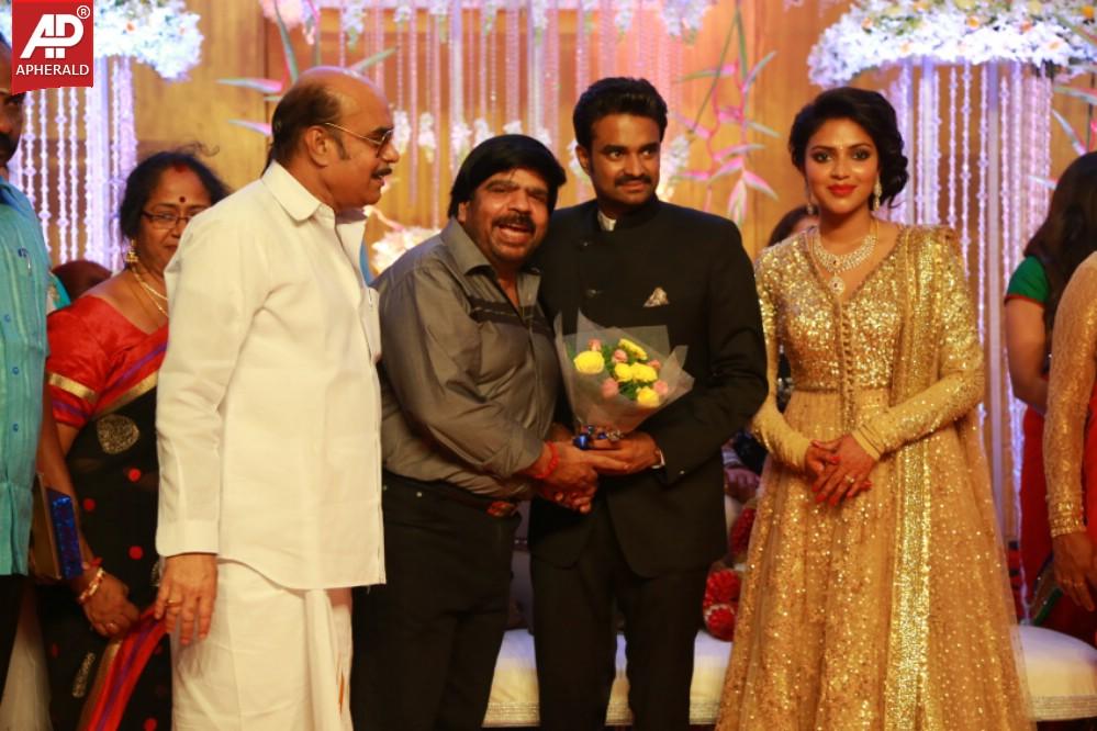 Amala Paul and Vijay Reception Photos