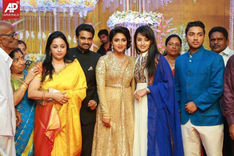 Amala Paul and Vijay Reception Photos