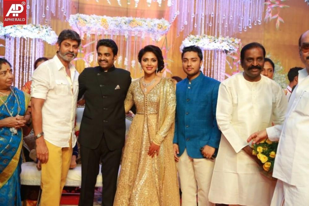 Amala Paul and Vijay Reception Photos