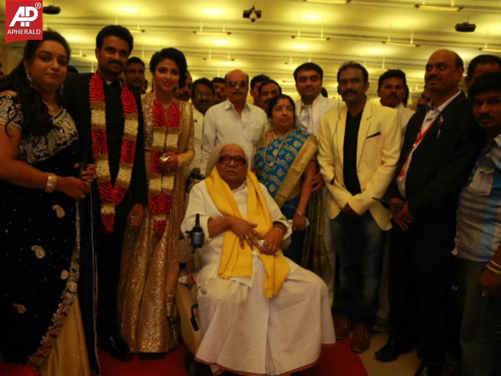 Amala Paul and Vijay Reception Photos