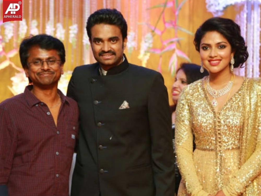 Amala Paul and Vijay Reception Photos
