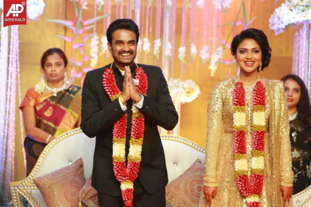 Amala Paul and Vijay Reception Photos