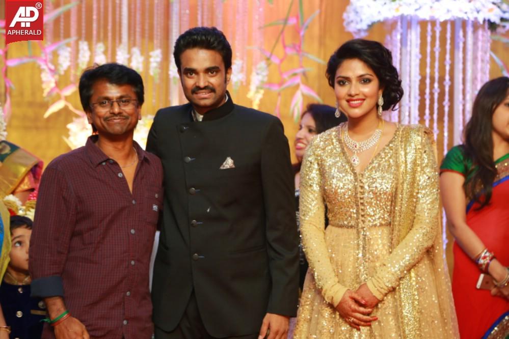 Amala Paul and Vijay Reception Photos