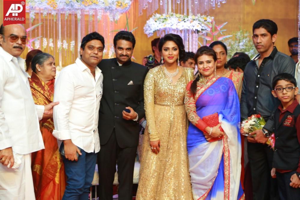 Amala Paul and Vijay Reception Photos