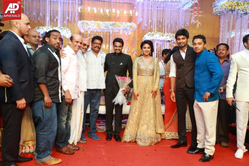 Amala Paul and Vijay Reception Photos