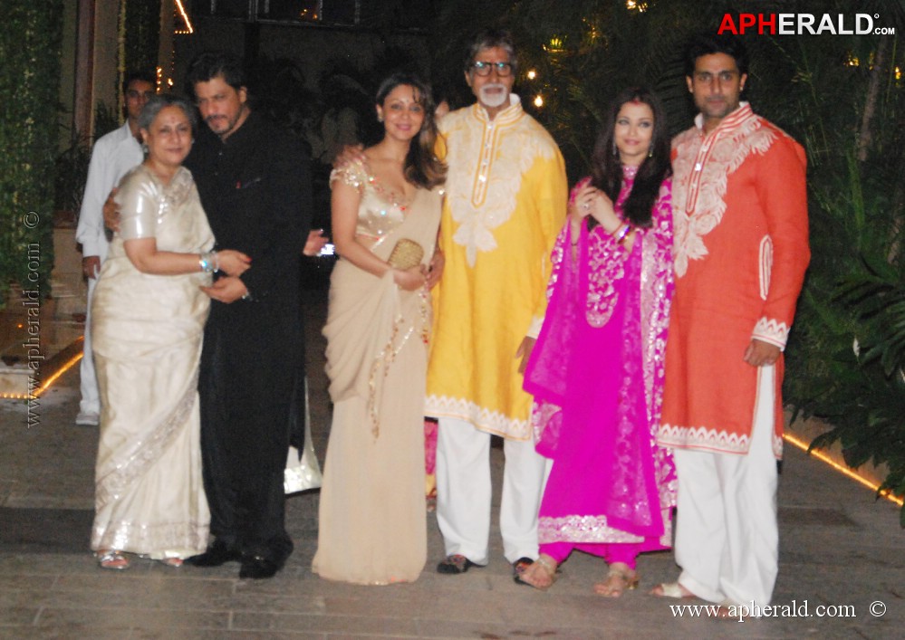 Amitab Family Divali Bash