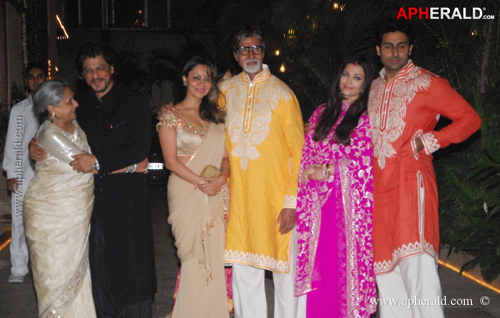 Amitab Family Divali Bash