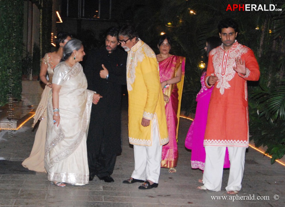 Amitab Family Divali Bash