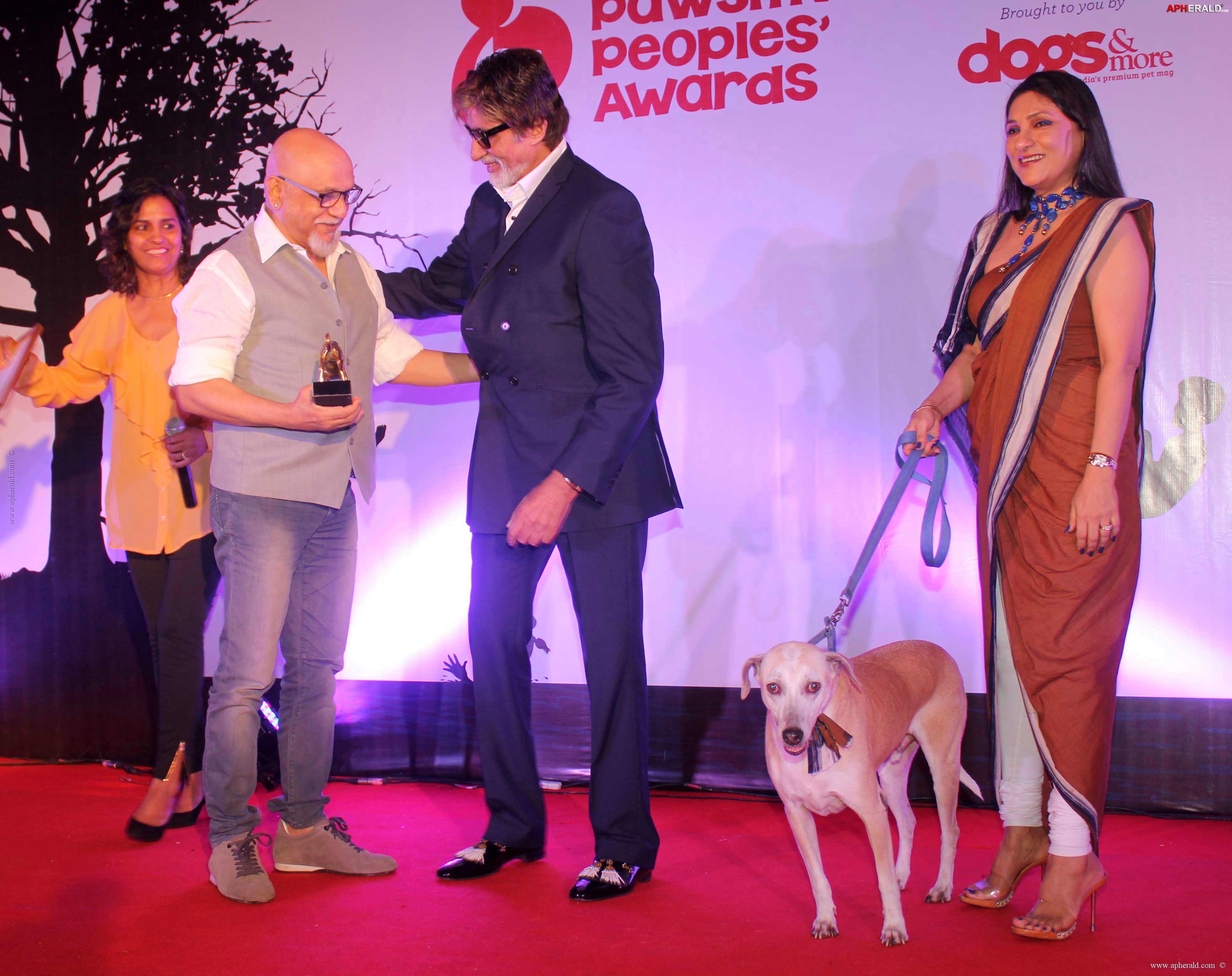 Amitabh at Pawsitive People's Awards