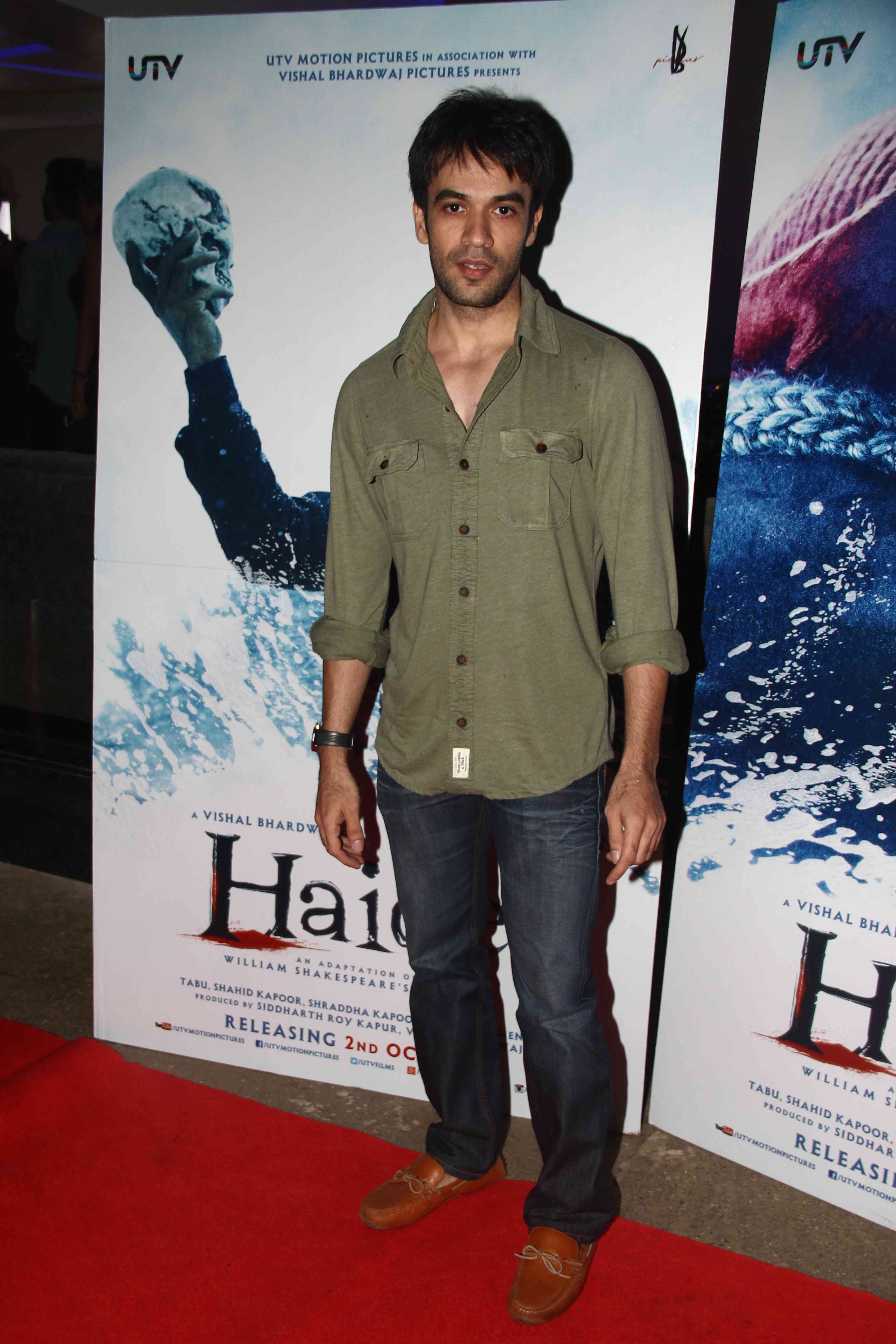 Amitabh Bachchan At Haider Movie Special Screening