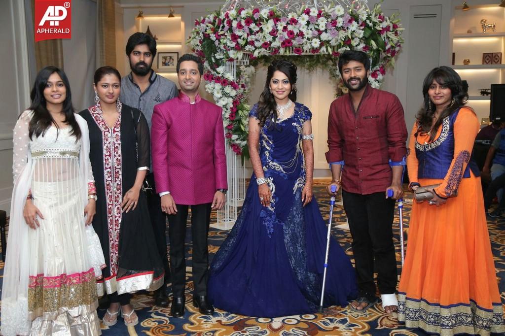 Anchor Ramya and Aparajith Wedding Reception