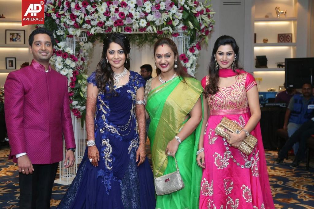 Anchor Ramya and Aparajith Wedding Reception