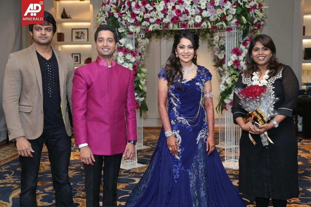 Anchor Ramya and Aparajith Wedding Reception