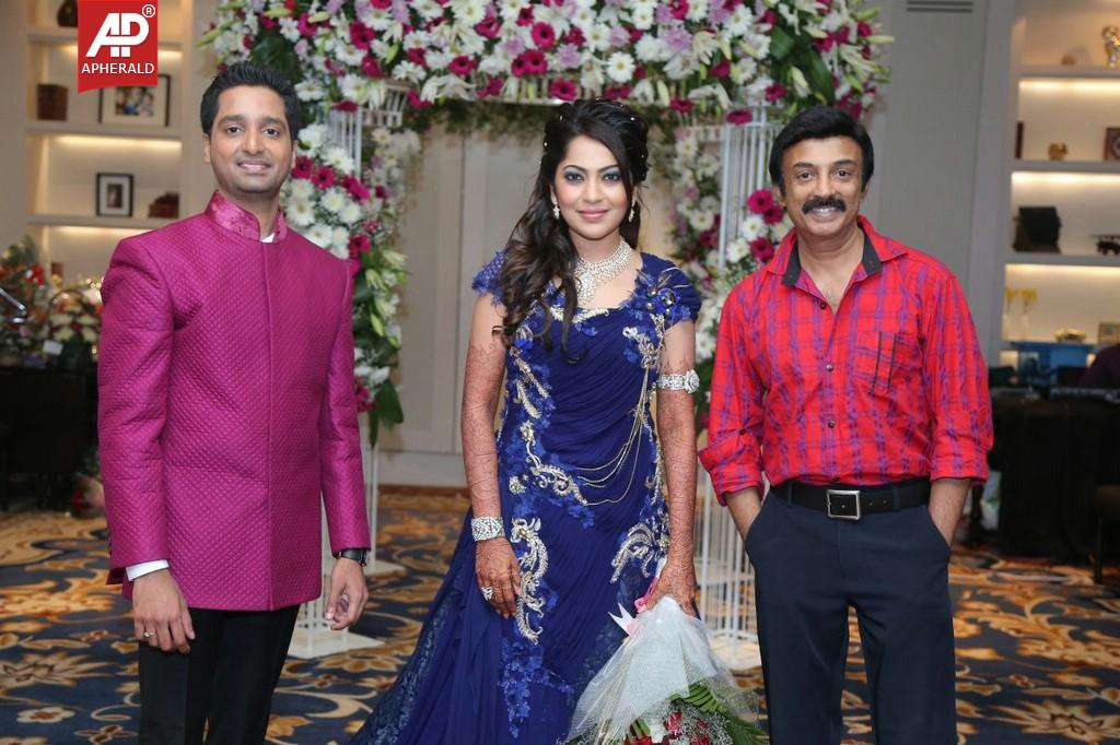 Anchor Ramya and Aparajith Wedding Reception