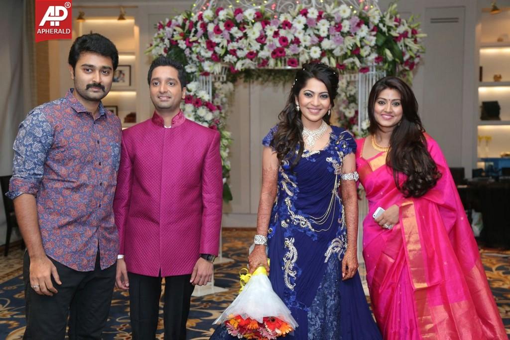 Anchor Ramya and Aparajith Wedding Reception