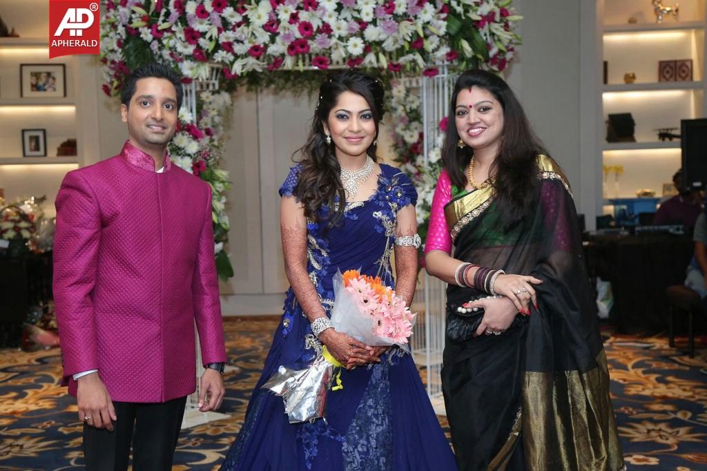 Anchor Ramya and Aparajith Wedding Reception